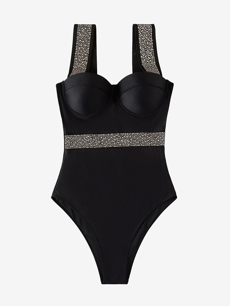Detailed One Piece Swimwear  -  multiple style and colors