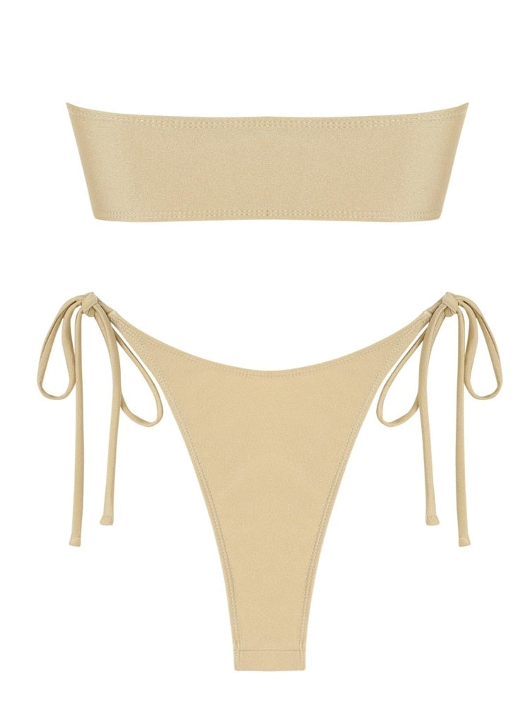 Ring Bandeau Bikini - multiple colors