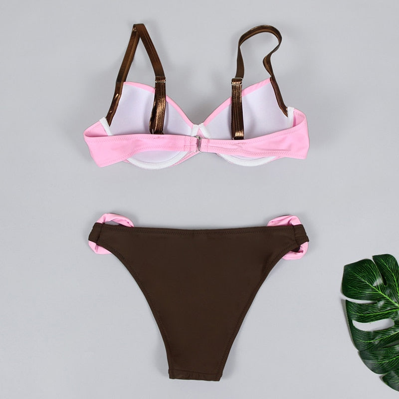 Push-Up Contrast Bikini