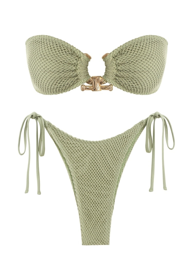 Ring Bandeau Bikini - multiple colors