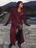 Colette Long Leather Jacket