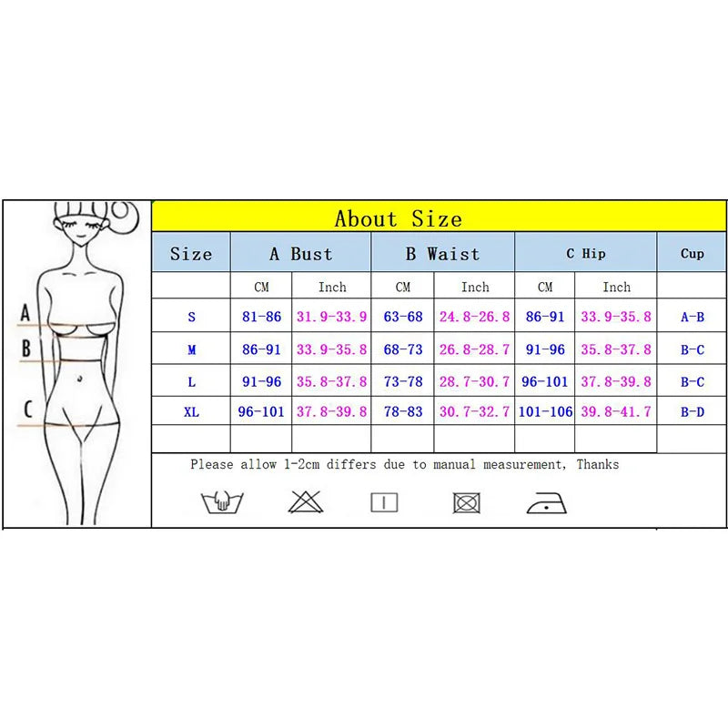 Push Up Bikini Set