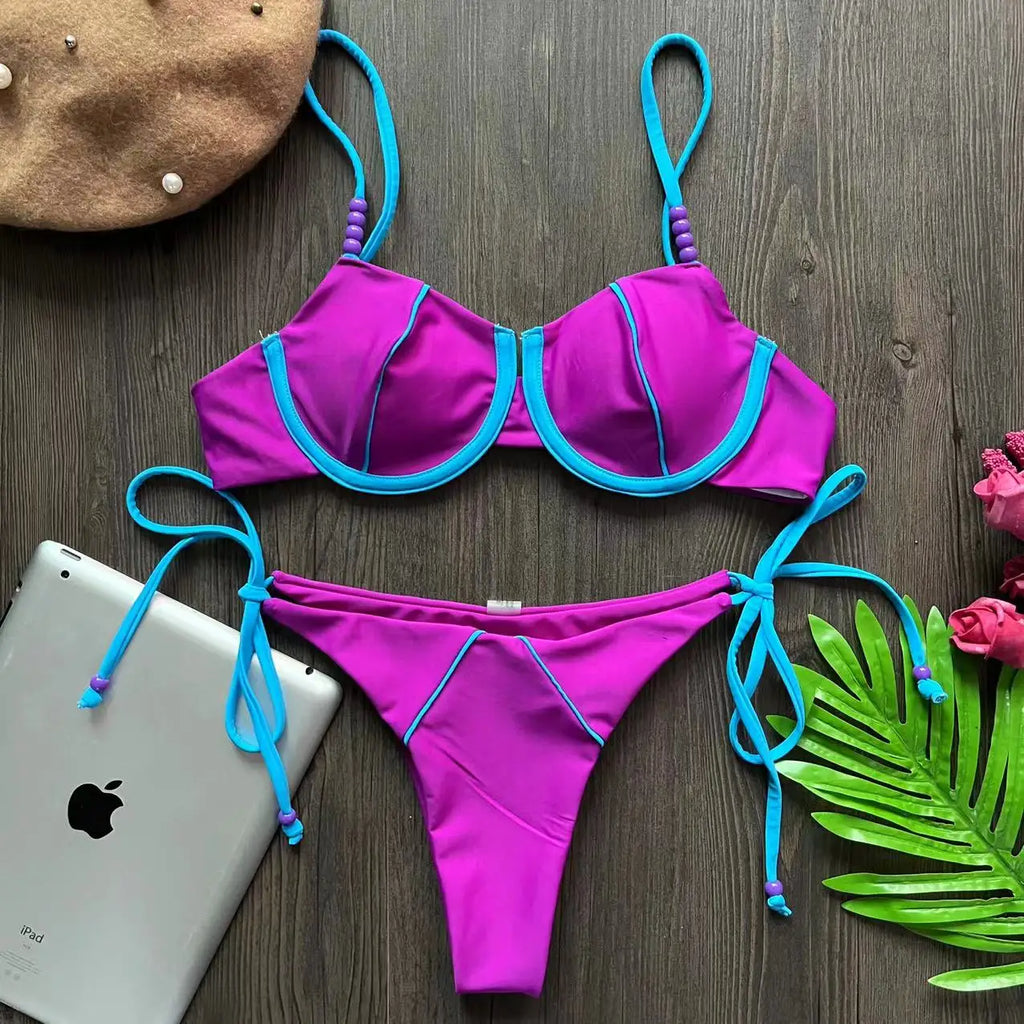Sexy Push up Bikini Set Swimsuit