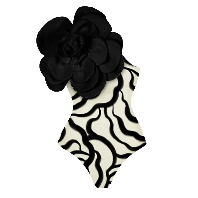 Eden Bloom 3D Floral Swimsuit