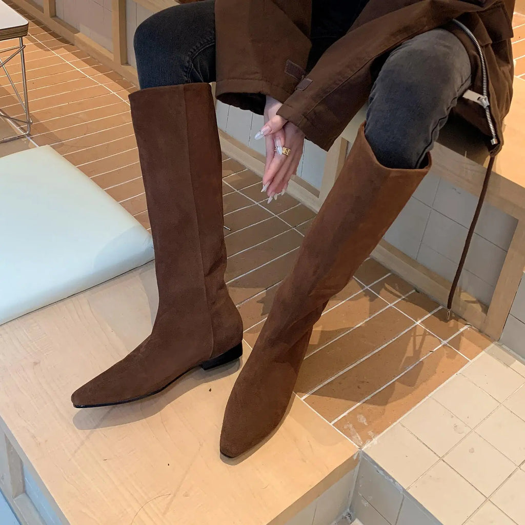 Sienna Cow suede boots