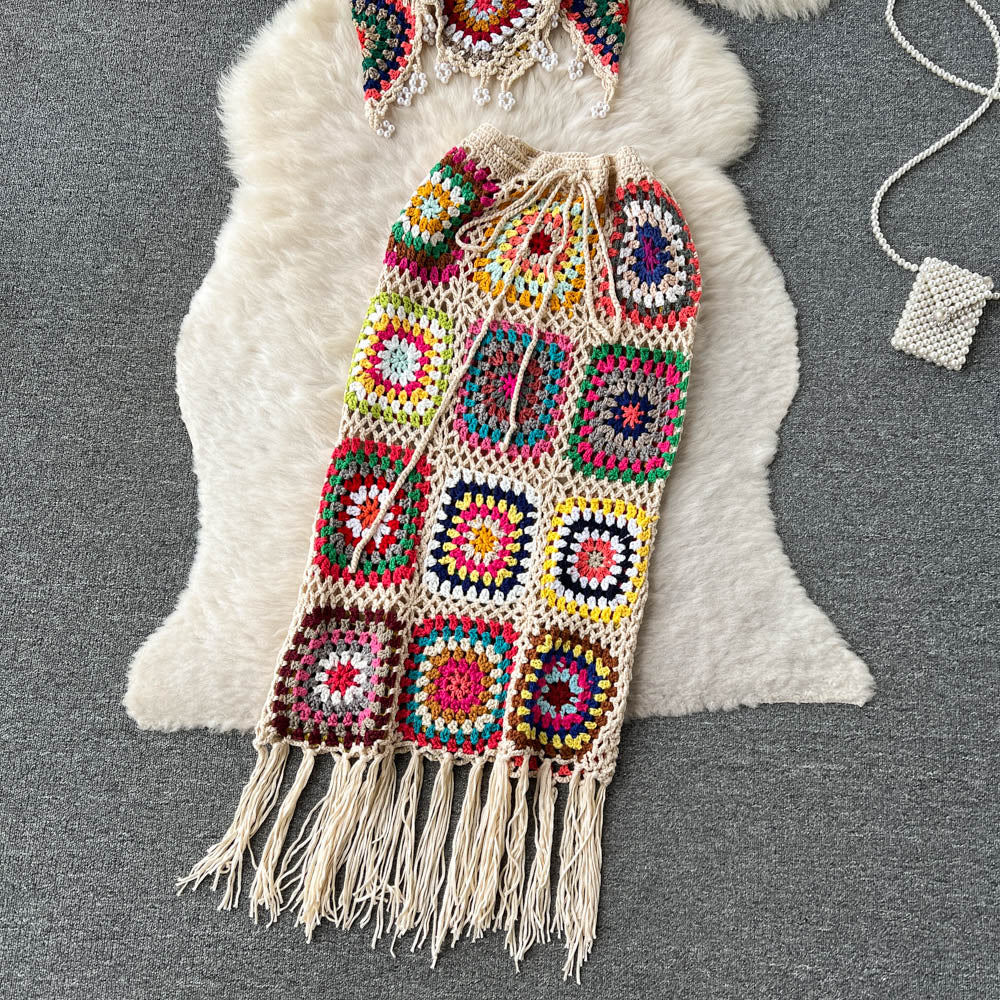 Two Piece Knitted Beach Set