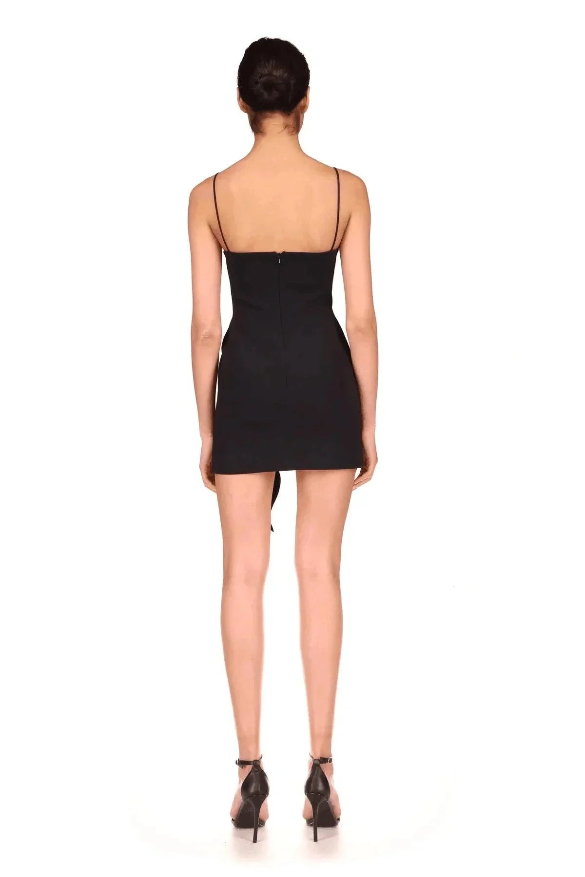 Kim Dress - Luxe Satin Ruched Midi