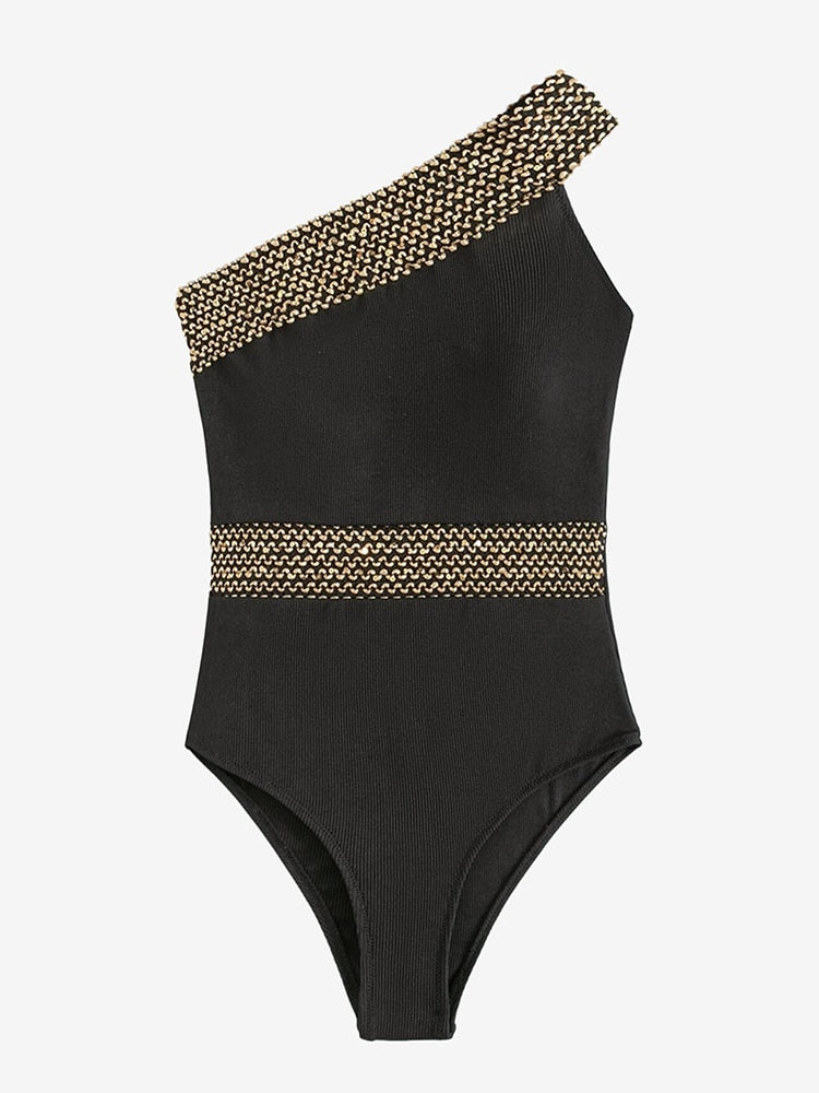 Detailed One Piece Swimwear  -  multiple style and colors