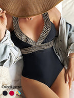 Colorful one-piece swimwear by 64b136-1e featuring detailed design and multiple style options, shown in vibrant colors and patterns.