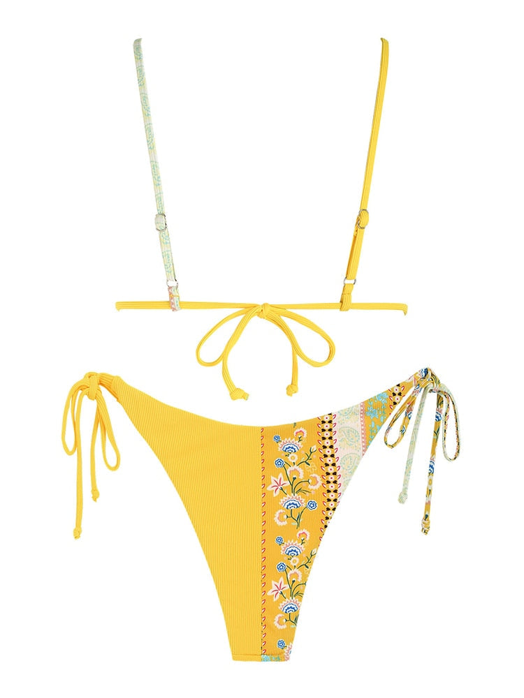 Paisley Print Bikini Sets -  Multiple colors