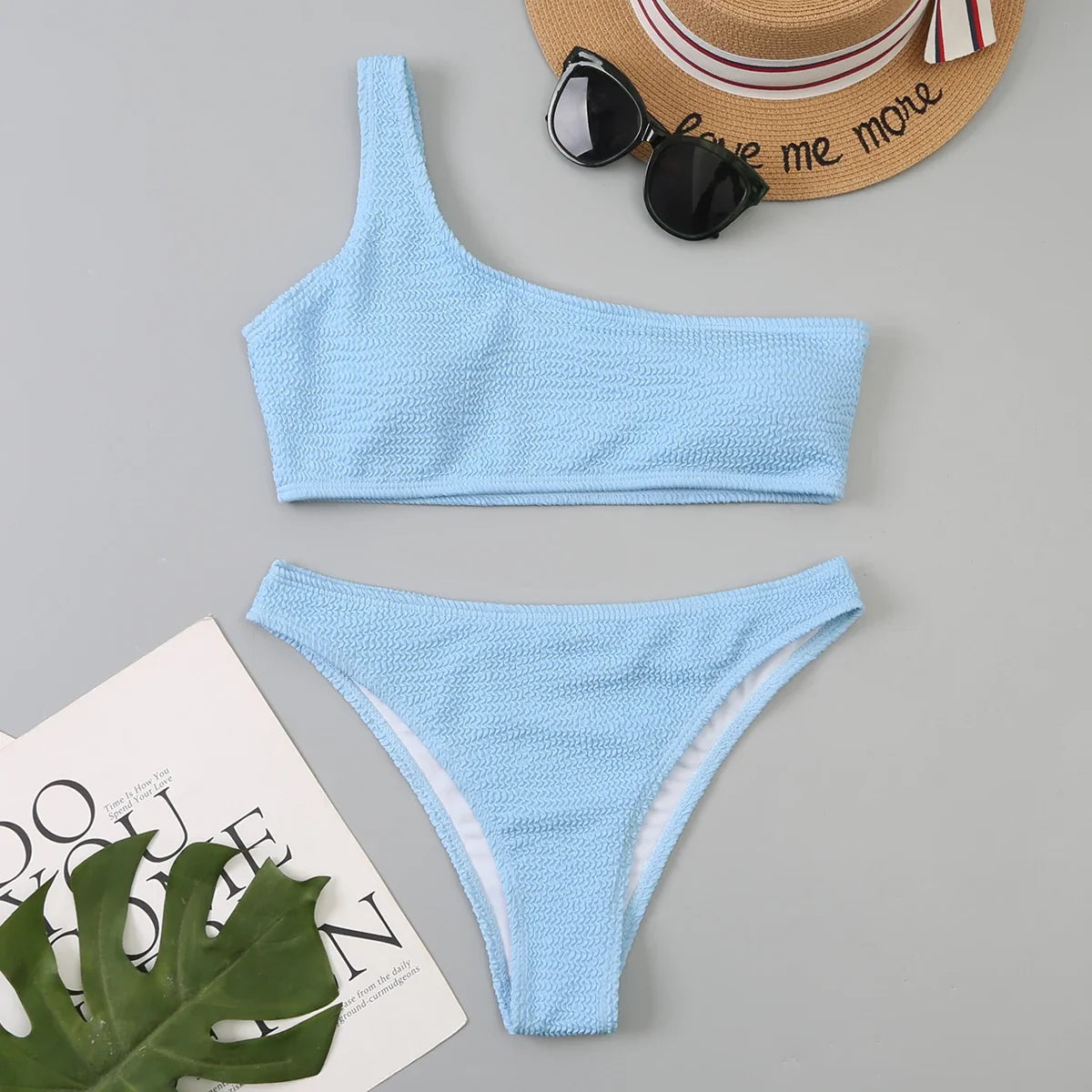 Ocean Goddess One-Shoulder Bikini