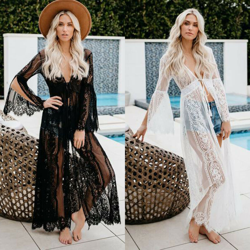 Lace Crochet Beach Dress / Cardigan