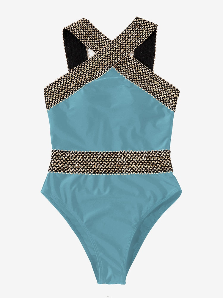 Detailed One Piece Swimwear  -  multiple style and colors