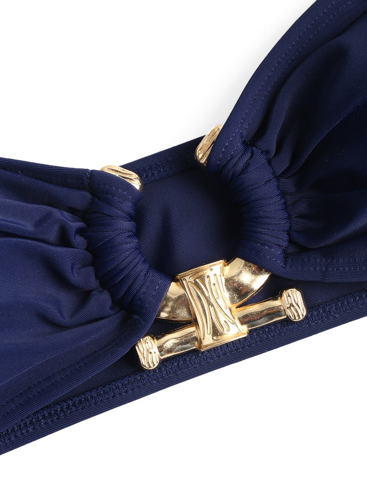 Ring Bandeau Bikini - multiple colors