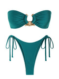 Ring Bandeau Bikini - multiple colors