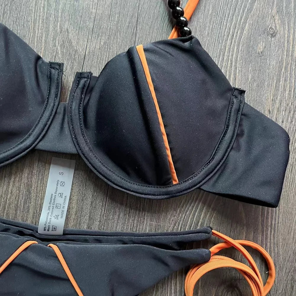 Sexy Push up Bikini Set Swimsuit
