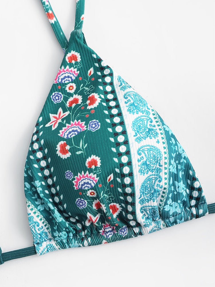 Paisley Print Bikini Sets -  Multiple colors
