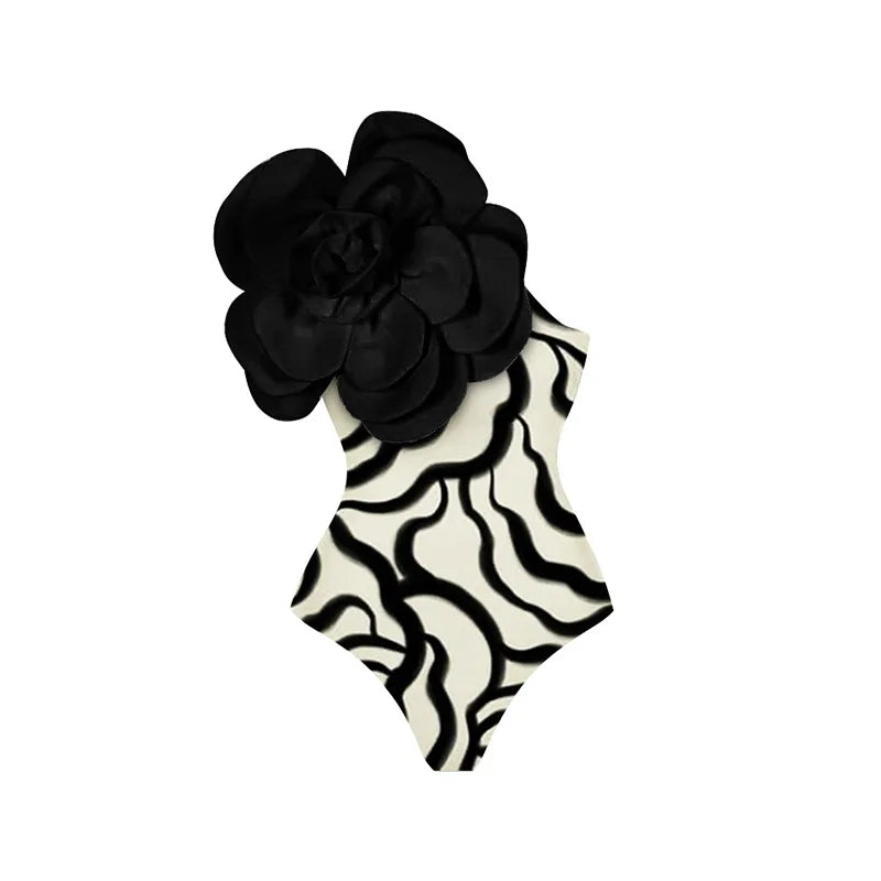 Eden Bloom 3D Floral Swimsuit