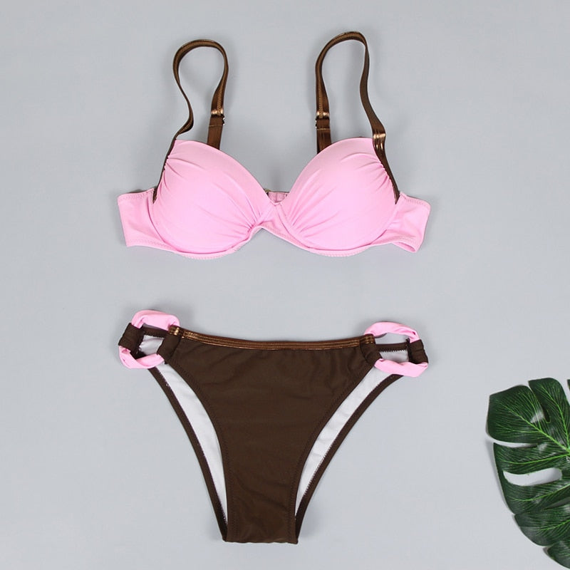 Push-Up Contrast Bikini