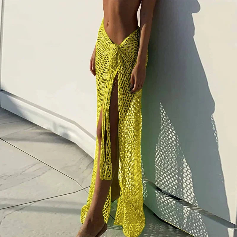 Solar Breeze Knit Skirt