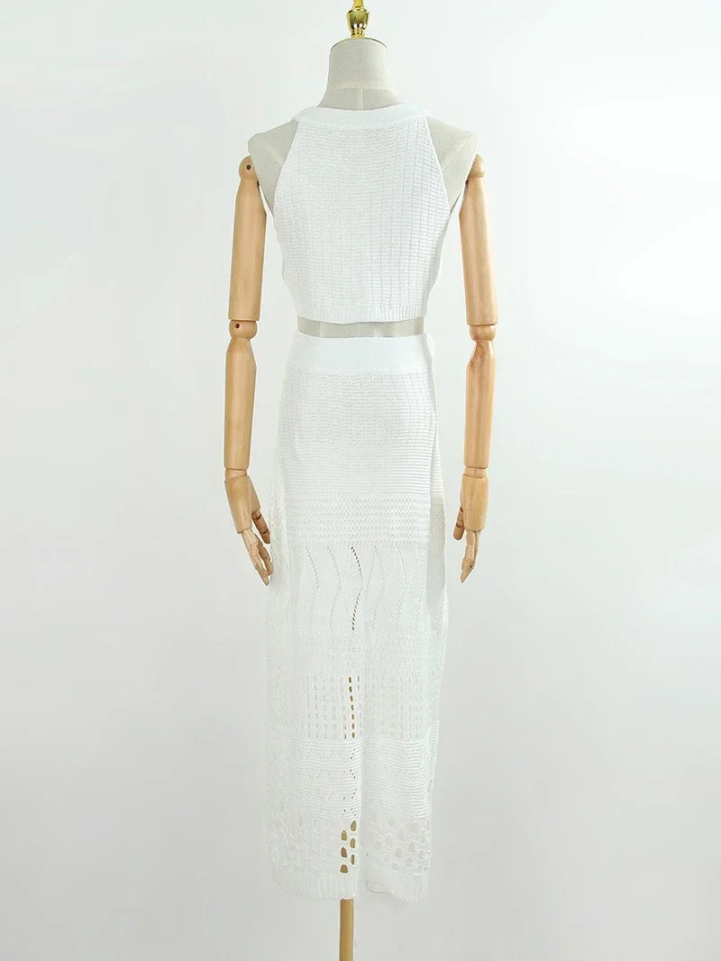 Sheer Allure Knit Set