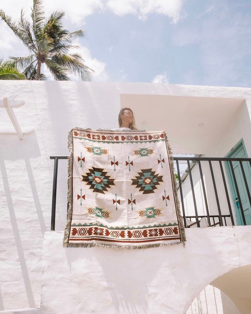 Tribal Boho Rugs & Blankets - Outdoor or Indoor
