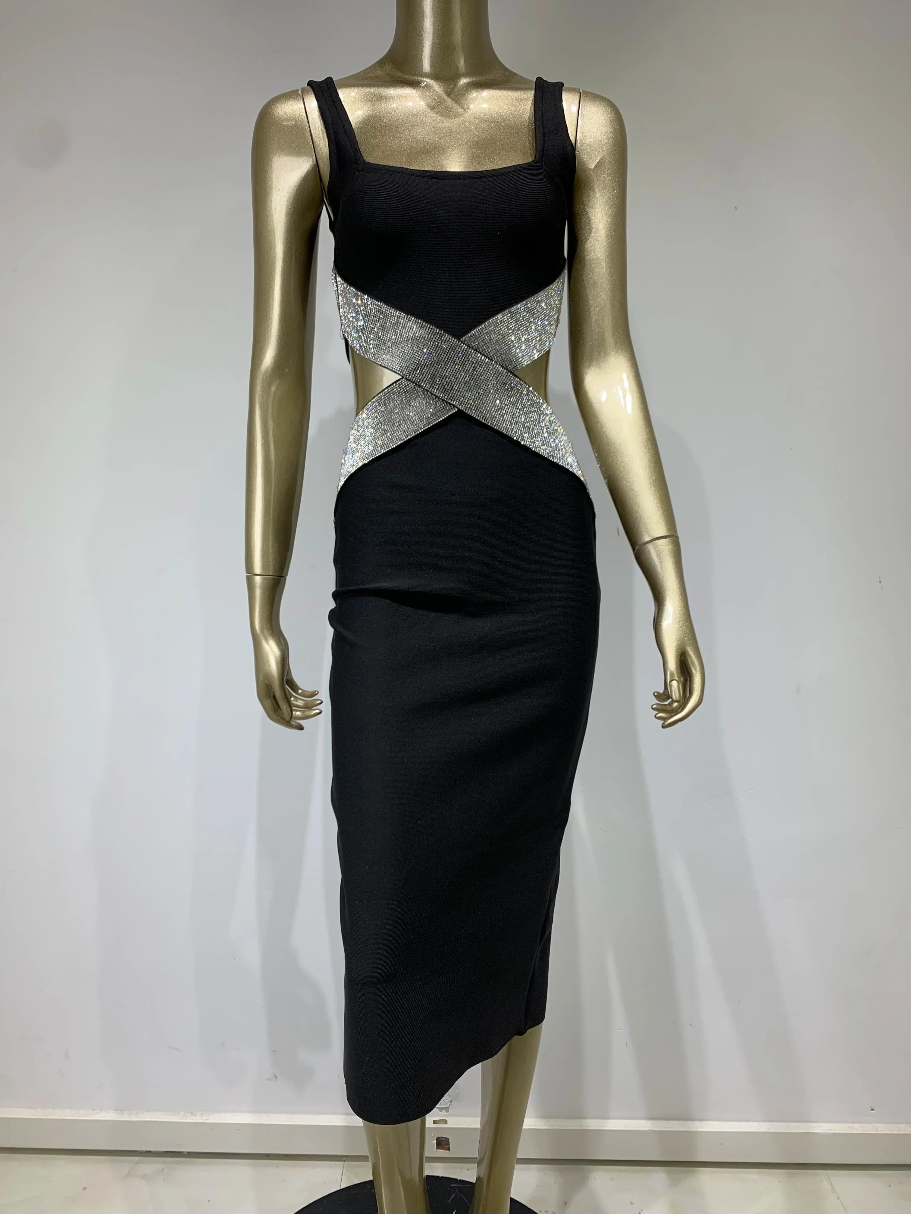 Diamonds Black  Dress