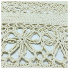 Crochet crossed top and skirt set by 64b136-1e, featuring a stylish, matching two-piece outfit with intricate crochet details.
