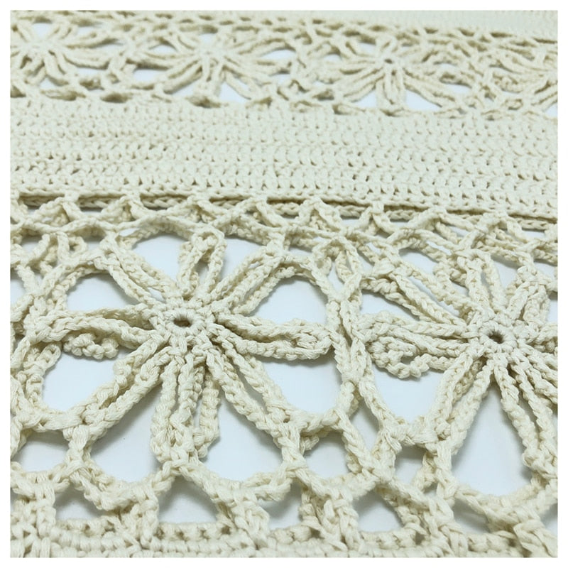 Crochet Crossed Top & skirt set