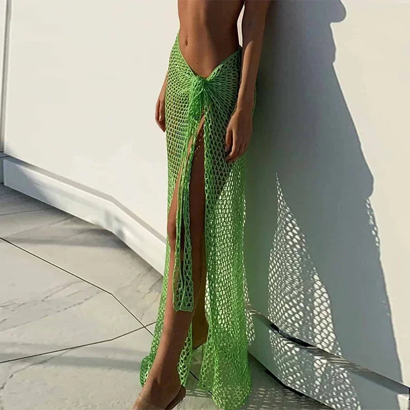 Solar Breeze Knit Skirt