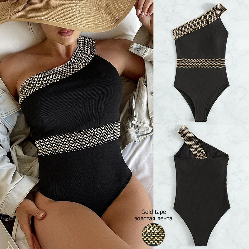 Detailed One Piece Swimwear  -  multiple style and colors