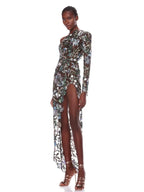 Aurora Blossom Sequin Dress