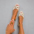 CAMILA | ELEGANT CREAM SANDALS