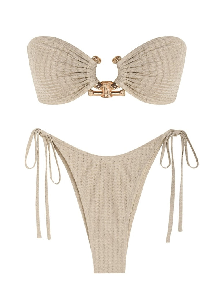 Ring Bandeau Bikini - multiple colors