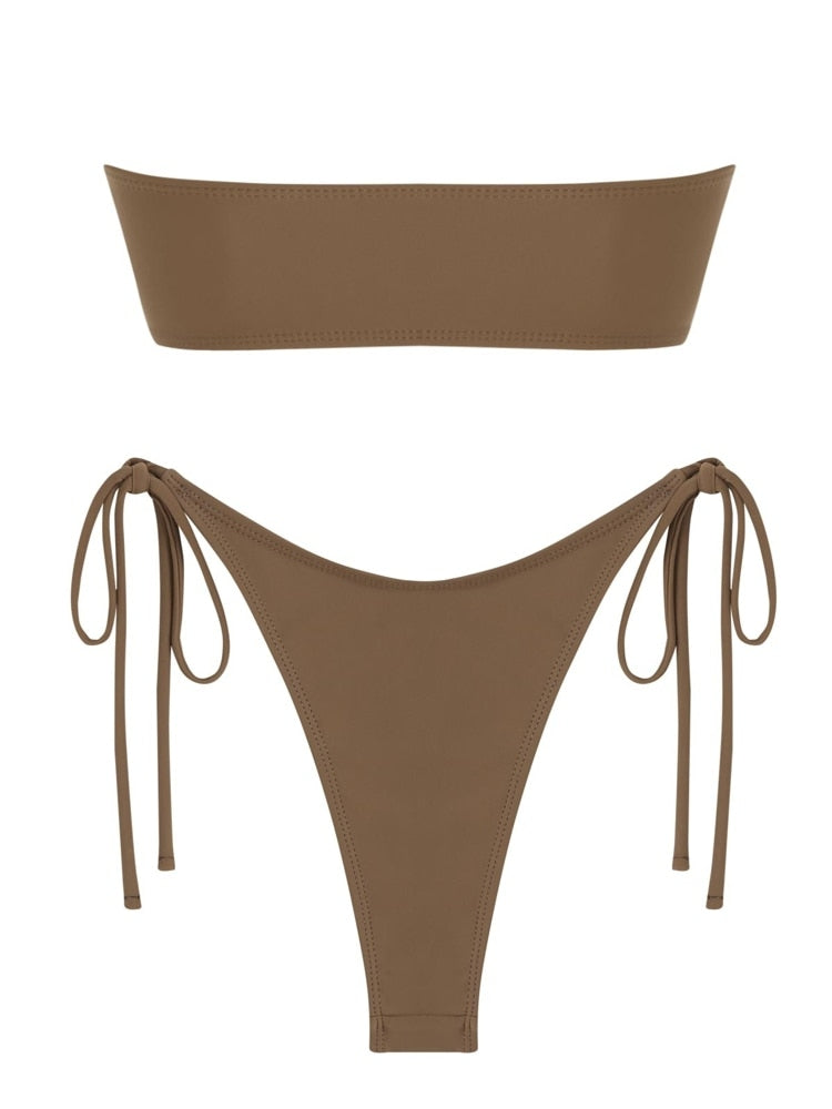 Ring Bandeau Bikini - multiple colors