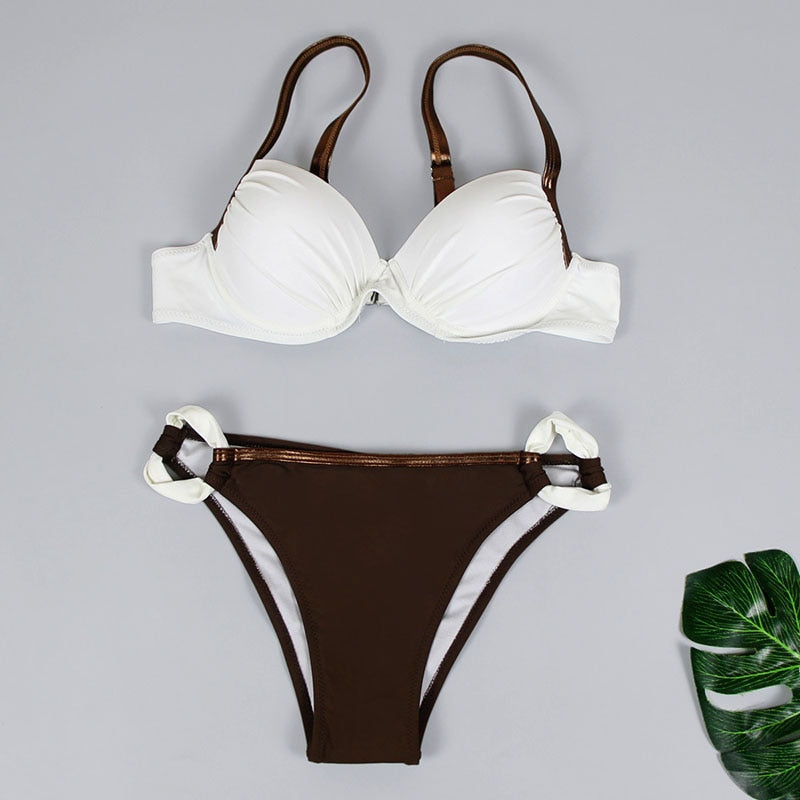 Push-Up Contrast Bikini