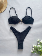 Colorful push-up bikini from 64b136-1e swimwear collection featuring a stylish, supportive design for beach or pool.