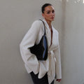 KAREN Elegant Belt Blazer