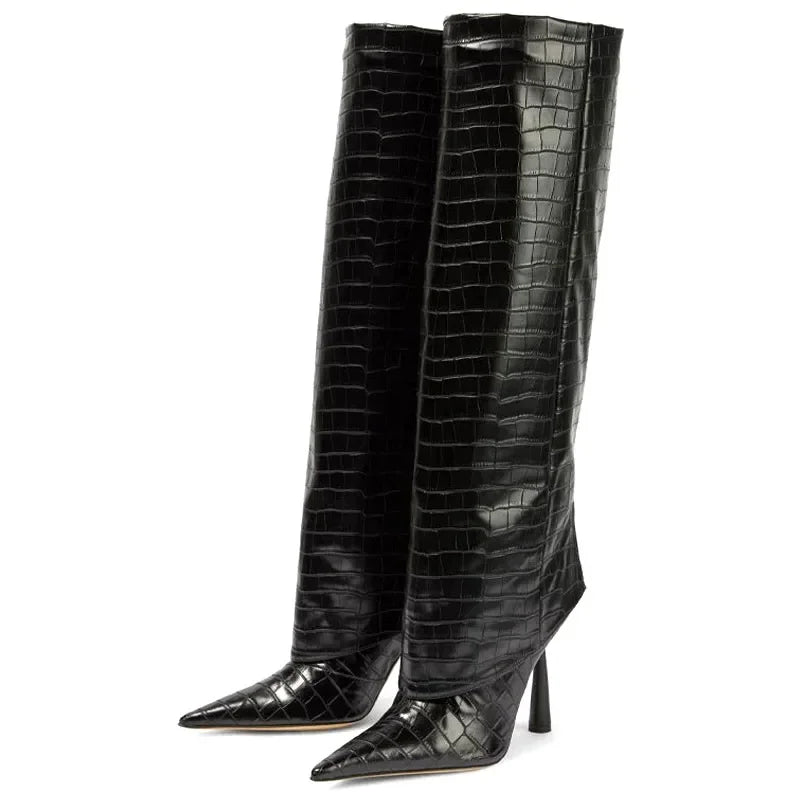 VIVANIA Knee-High Boots High Heels