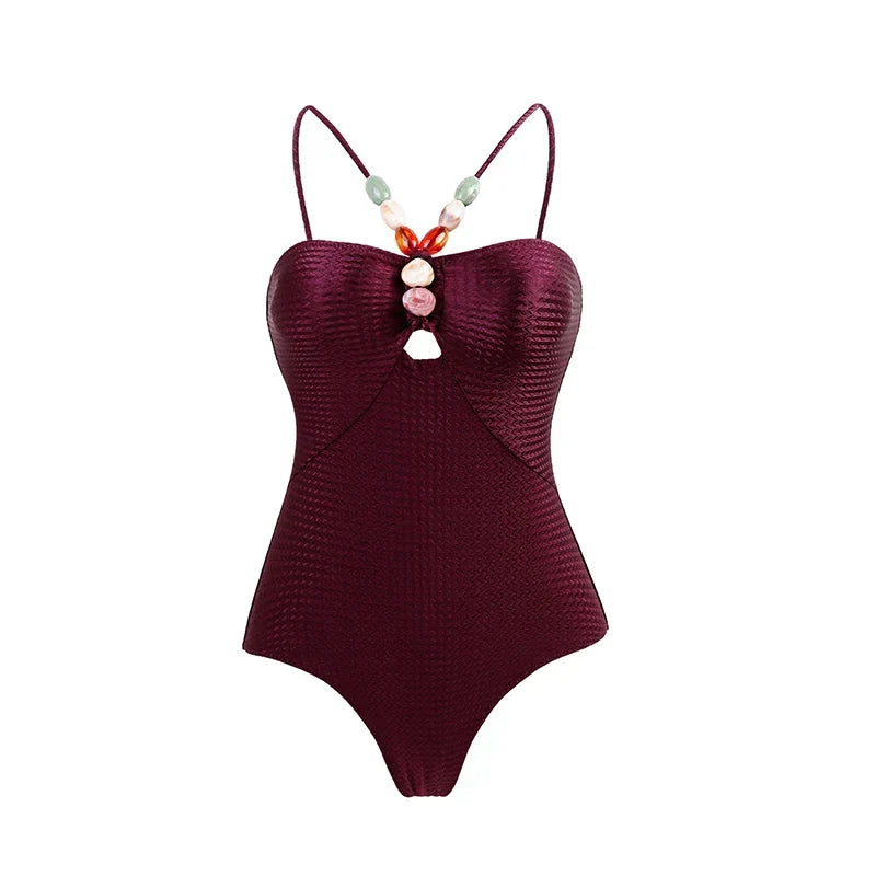 One Piece Retro Swimwear with matching skirt - multiple prints