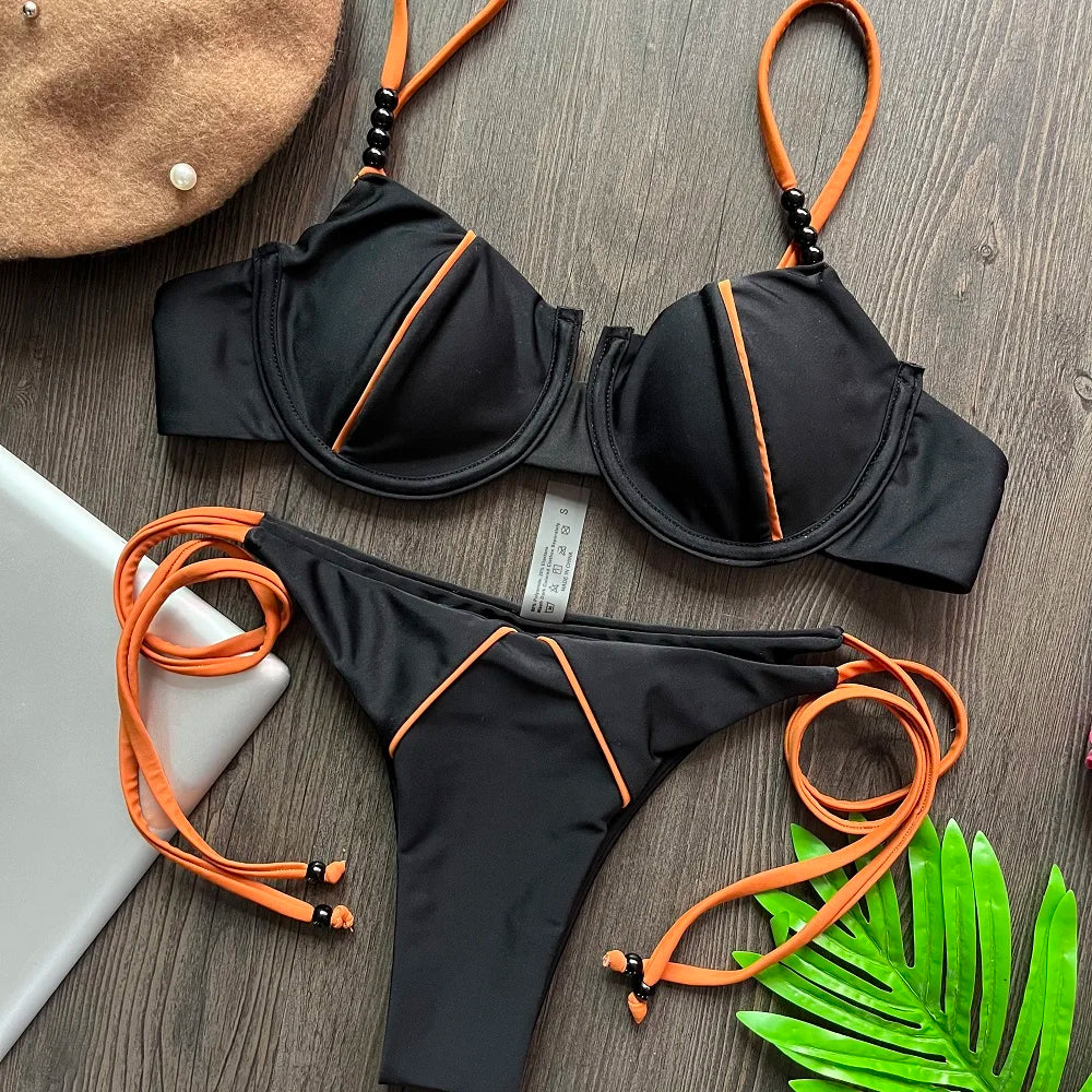 Sexy Push up Bikini Set Swimsuit