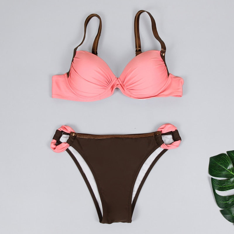 Push-Up Contrast Bikini