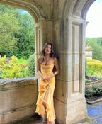 Ruby | Charming Ruffled Gown