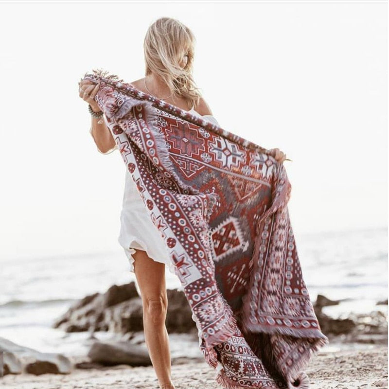 Tribal Boho Rugs & Blankets - Outdoor or Indoor