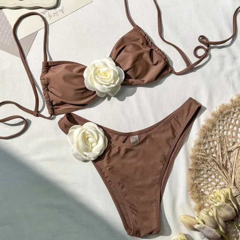 Sunset Bliss High-Waist Bikini | 2024 Swimwear Trend