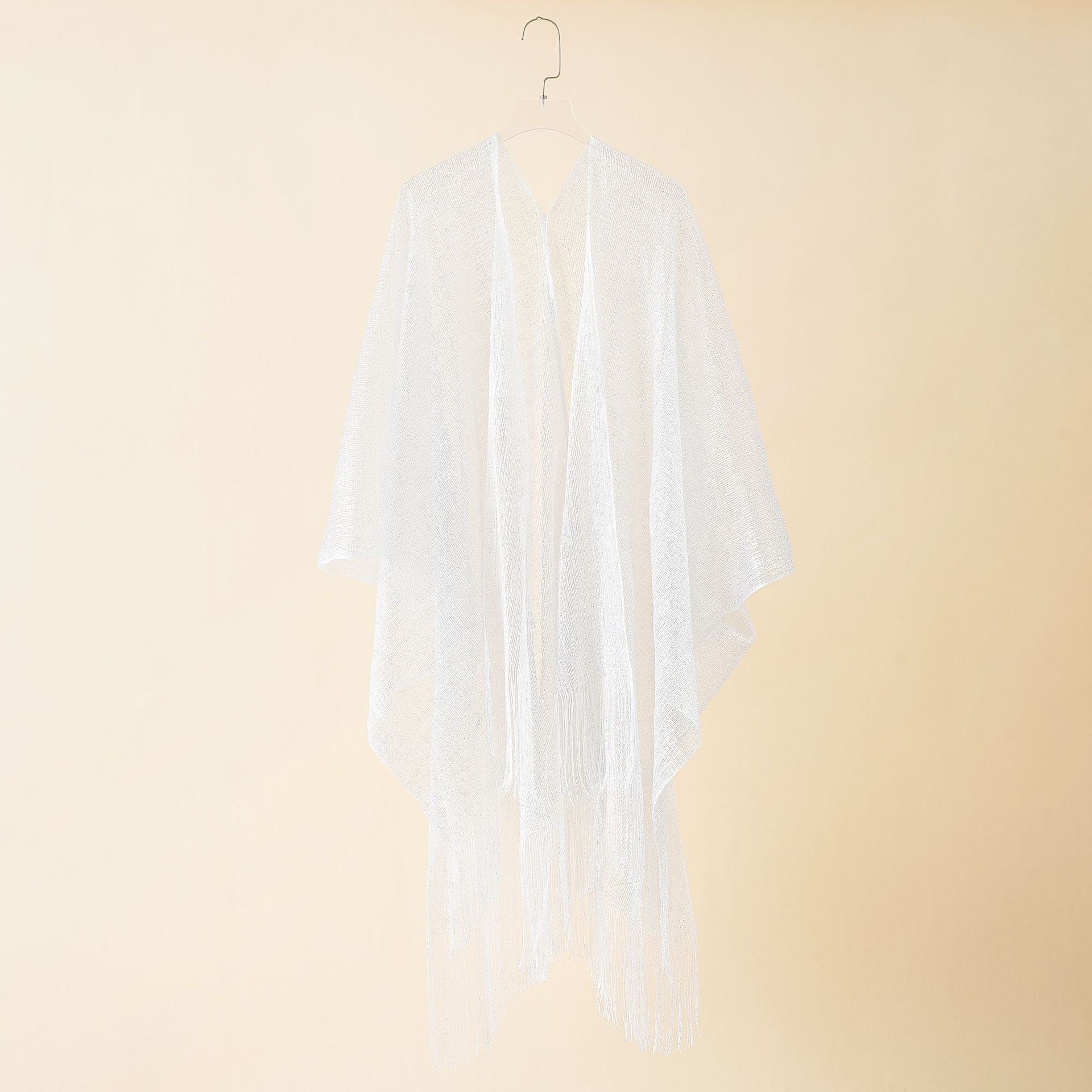 Tassel See through Bikini Beach Cover Up