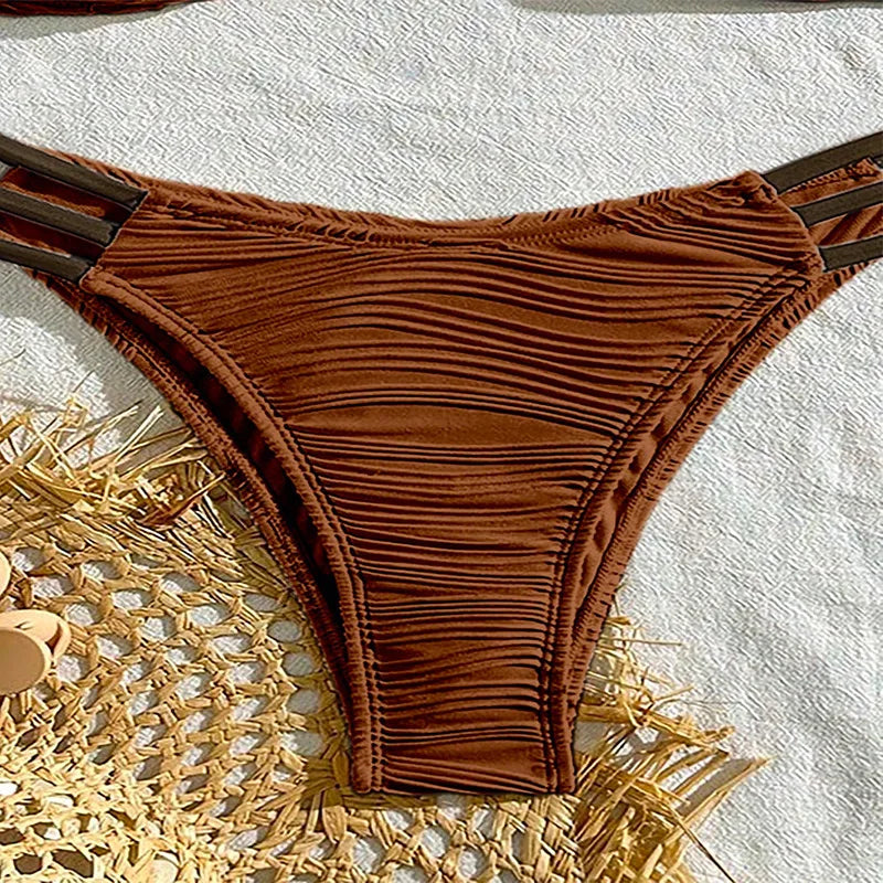 Bandeau Strap Bikini -  3 colors available