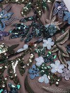 Aurora Blossom Sequin Dress