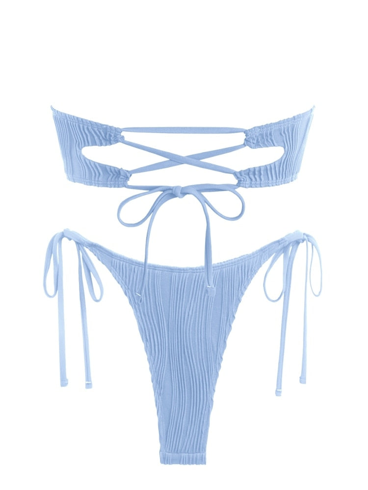 Ring Bandeau Bikini - multiple colors