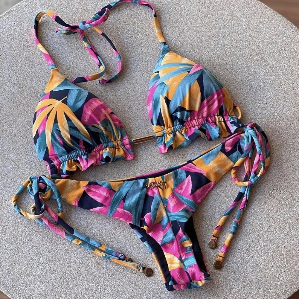 Boho Tassel Bottom Bikinis - multiple prints